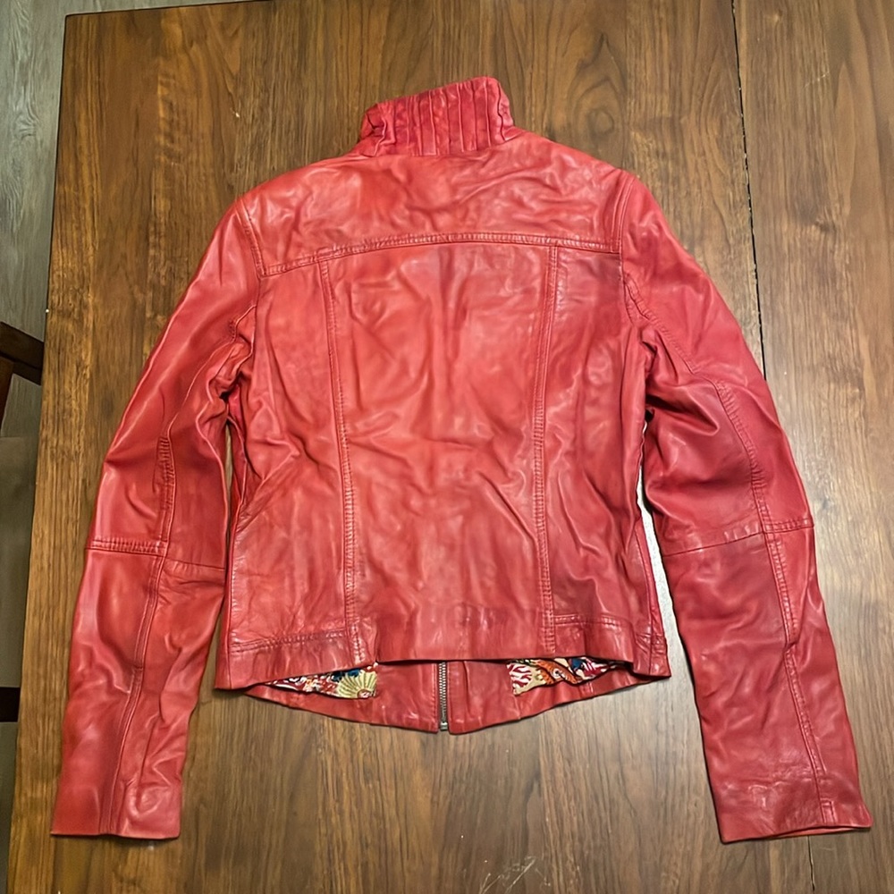 Red Leather Jacket - image 2
